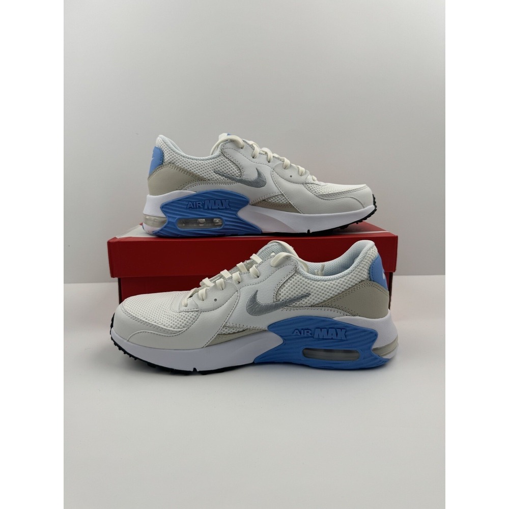 Nike Women's Air Max Excee Low Summit White University Blue Size 9.5(CD5432-128) - Picture 2 of 5